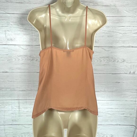 VTG Forever 21 small Y2K gold pink lace tank cami babydoll cottage bella elena - Picture 2 of 5